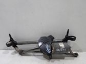 Front wiper linkage and motor