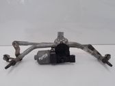 Front wiper linkage and motor