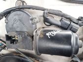 Front wiper linkage and motor