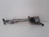 Front wiper linkage and motor