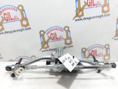 Front wiper linkage and motor