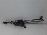 Front wiper linkage and motor