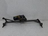 Front wiper linkage and motor