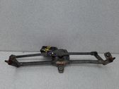 Front wiper linkage and motor