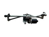 Front wiper linkage and motor