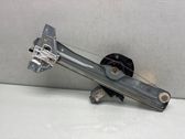 Rear door window regulator with motor