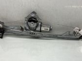 Rear door window regulator with motor