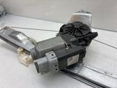 Rear door window regulator with motor