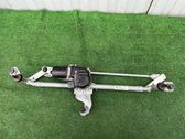 Front wiper linkage and motor