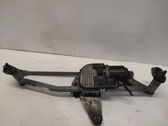 Front wiper linkage and motor