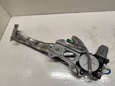 Rear door window regulator with motor