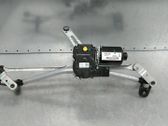 Front wiper linkage and motor