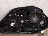 Rear window lifting mechanism without motor