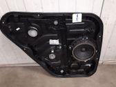 Rear window lifting mechanism without motor