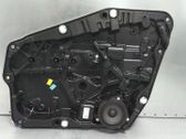 Rear window lifting mechanism without motor