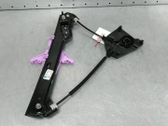 Rear window lifting mechanism without motor