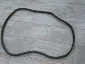 Rubber seal rear door
