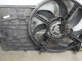 Radiator cooling fan shroud