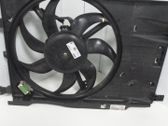 Radiator cooling fan shroud