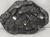 Rear window lifting mechanism without motor
