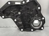 Rear window lifting mechanism without motor