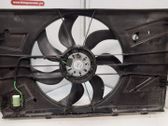 Radiator cooling fan shroud