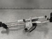 Front wiper linkage and motor