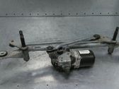Front wiper linkage and motor