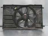 Radiator cooling fan shroud