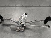 Front wiper linkage and motor