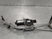 Front wiper linkage and motor
