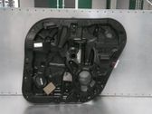 Rear window lifting mechanism without motor