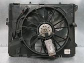 Radiator cooling fan shroud