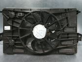 Radiator cooling fan shroud