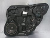 Rear window lifting mechanism without motor
