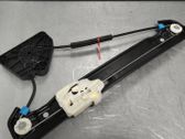 Rear window lifting mechanism without motor