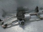 Front wiper linkage and motor