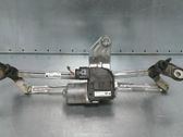 Front wiper linkage and motor