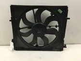 Radiator cooling fan shroud