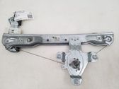 Rear window lifting mechanism without motor