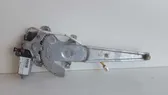 Rear door window regulator with motor