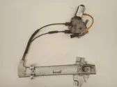 Rear door window regulator with motor