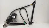 Rear door window regulator with motor