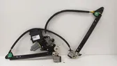 Rear door window regulator with motor