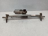 Tringlerie et moteur d'essuie-glace avant