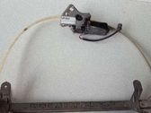 Rear door window regulator with motor