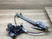 Rear door window regulator with motor