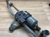 Front wiper linkage and motor