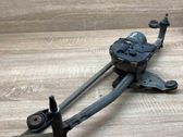 Front wiper linkage and motor