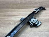 Rear door window regulator with motor